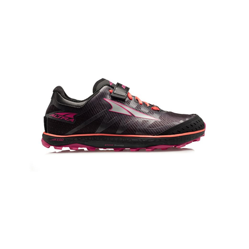 Altra Trailrunning Schuhe Damen - King Mt 2 - Schwarz/Koralle/Rosa 831KJVGBN